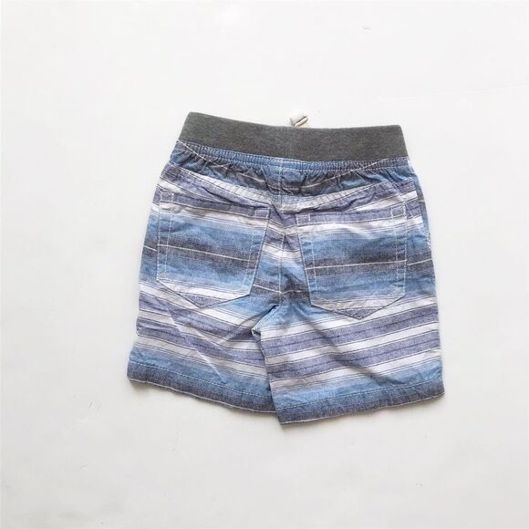 Cherokee blue/gray striped shorts  EUC 18 months - Picture 3 of 3